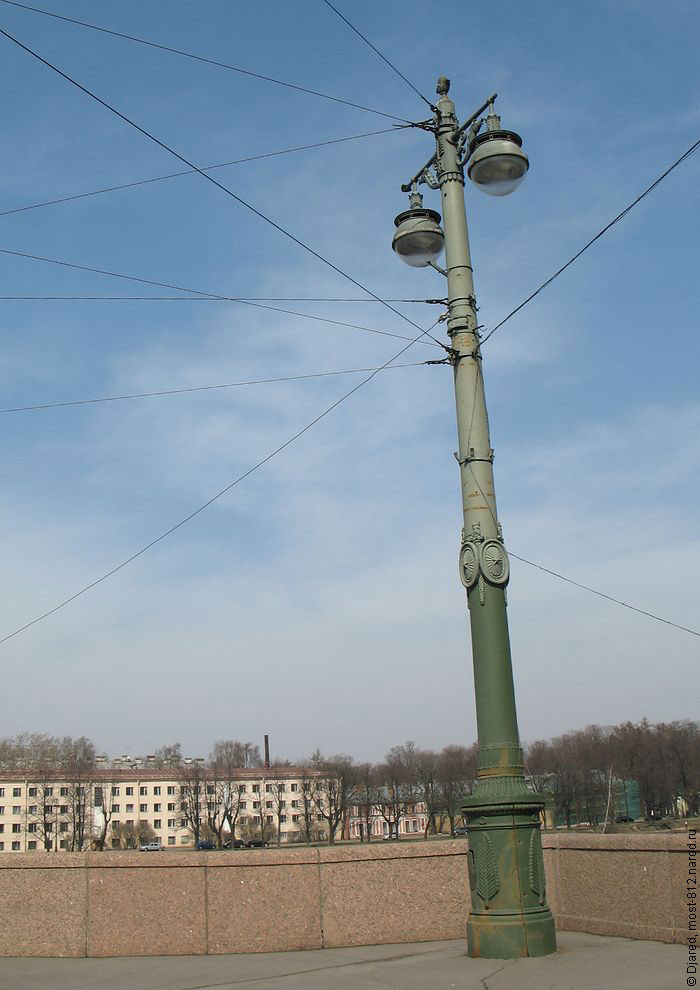 фонарный столб, фонари, Каменноостровский мост