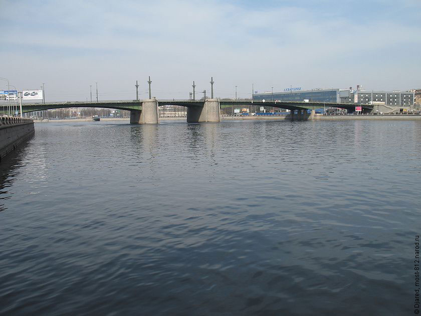 Кантемировский мост, разводной мост на Большой Невке