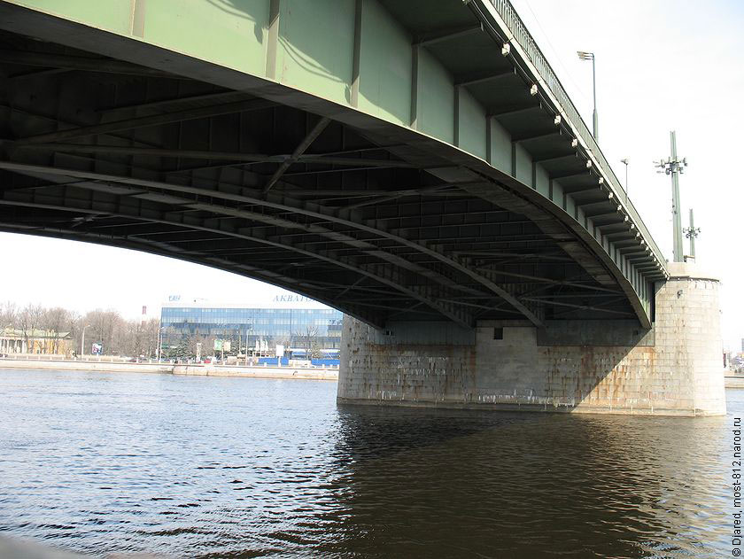Кантемировский мост, разводной мост на Большой Невке