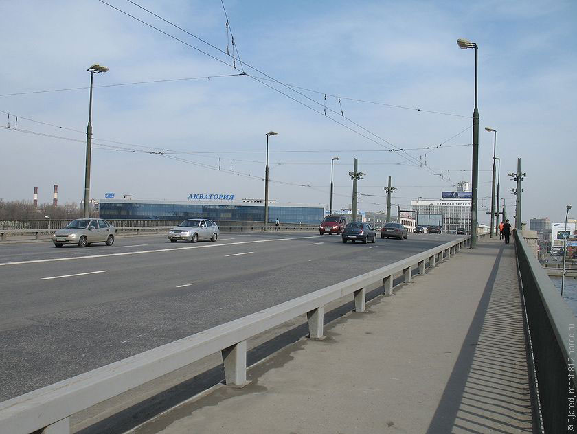 проезжая часть, автомобили, пешеходная зона, Кантемировский мост, разводной мост на Большой Невке
