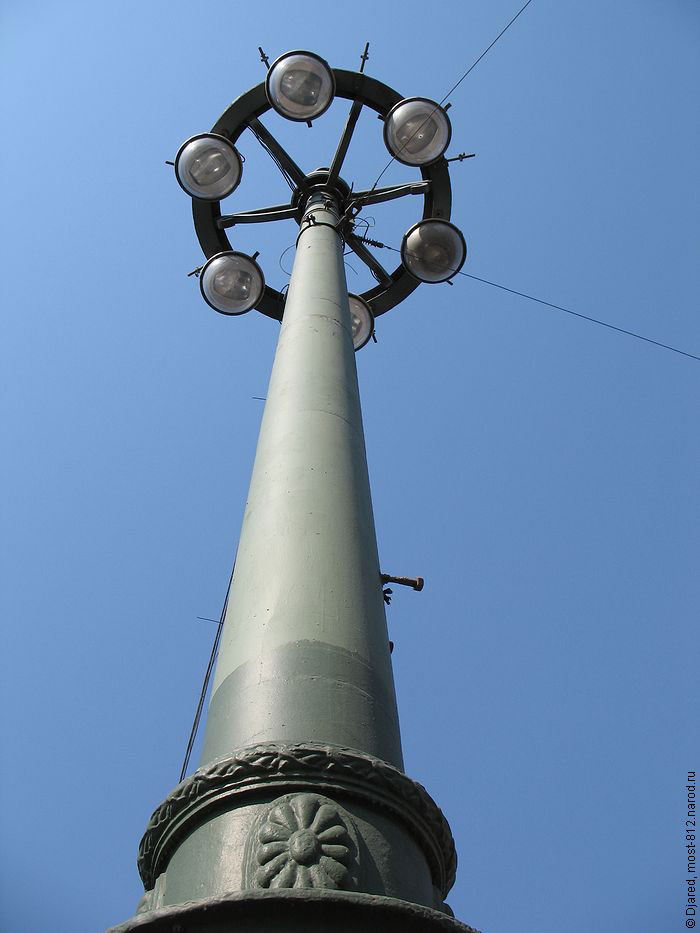 фонари, освощение, фонарный столб Сампсониевского моста