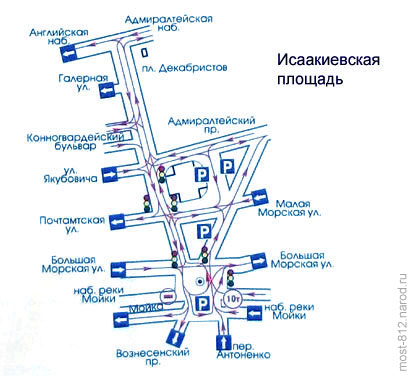 транспортная развязка Исаакиевской площади
