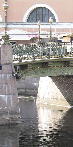 Театральный мост, фонари Театрального моста