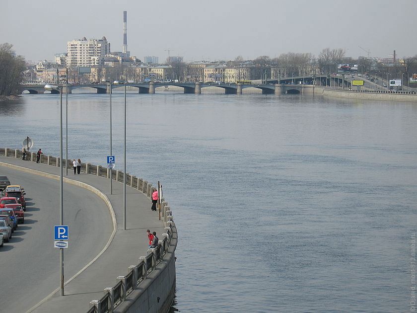 Ушаковский мост и Ушаковская эстакада, вид с Кантемировского моста